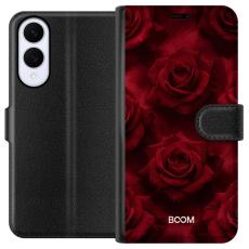 Gustaf - Pl&aring;nboksfodral till Samsung Galaxy S25 Edge med Crimson Rose