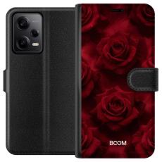 iSecrets - Pl&aring;nboksfodral till Xiaomi Redmi Note 12 Pro med Crimson Rose