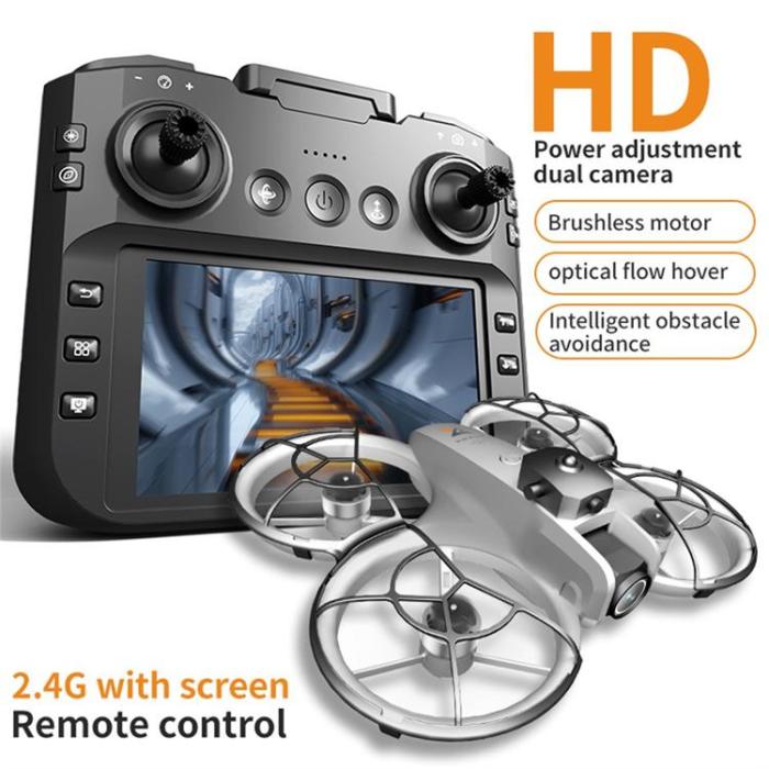 OEM - HD FPV Drönare Borstlös Optisk Flöde med 4.3