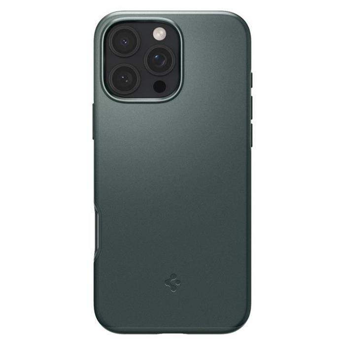 Spigen - Spigen iPhone 16 Pro Max Mobilskal MagSafe Thin Fit - Grön