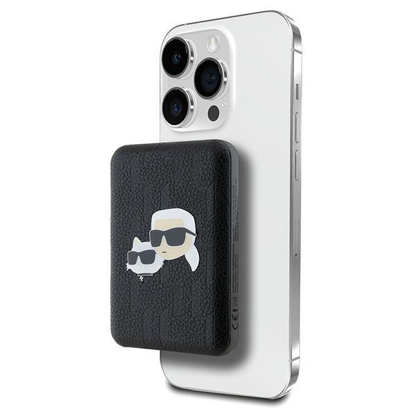 Karl Lagerfeld Trådlös MagSafe Powerbank 5000mAh 15W Karl&Choupette Head | 505295 | AlltMobil