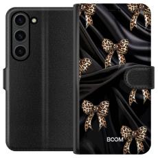 iSecrets - Pl&aring;nboksfodral till Samsung Galaxy S24 med Leopard Bow