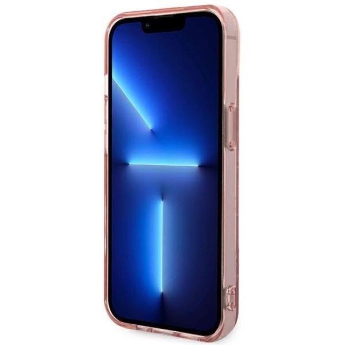 KARL LAGERFELD - Karl Lagerfeld iPhone 14 Plus Skal Mono Vertical Stripe - Rosa