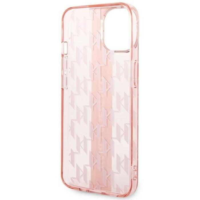 KARL LAGERFELD - Karl Lagerfeld iPhone 14 Plus Skal Mono Vertical Stripe - Rosa