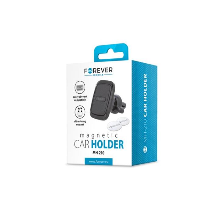 Forever - Forever Bilhållare för Luftventil Magnetisk MH-210 - Svart