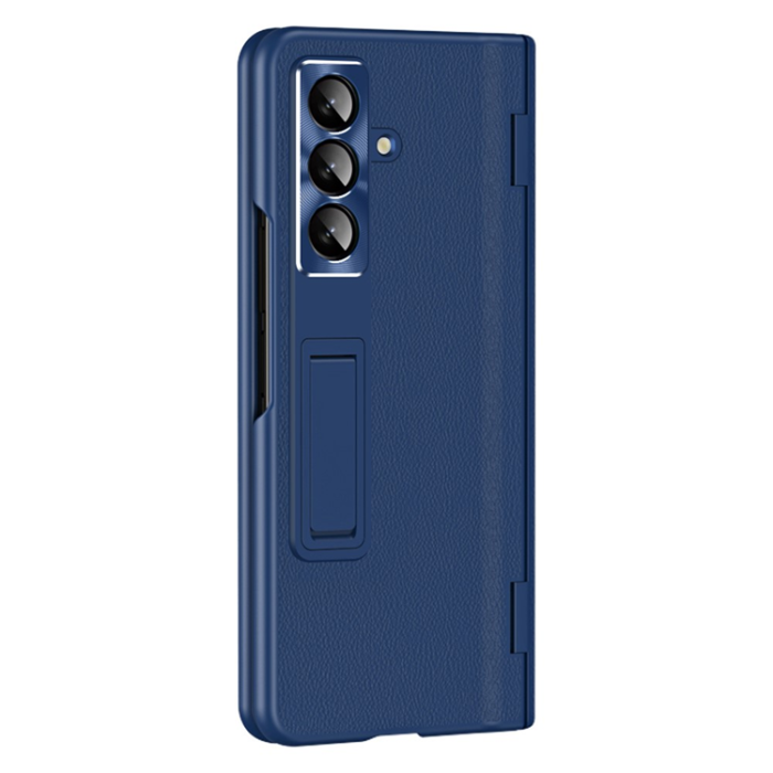 A-One Brand - Galaxy Z Fold 7 Mobilskal Kickstand - Blå