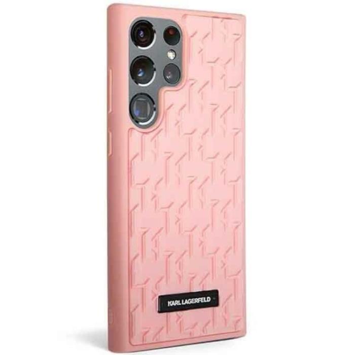 KARL LAGERFELD - Karl Lagerfeld Galaxy S23 Ultra Skal 3D Monogram - Rosa