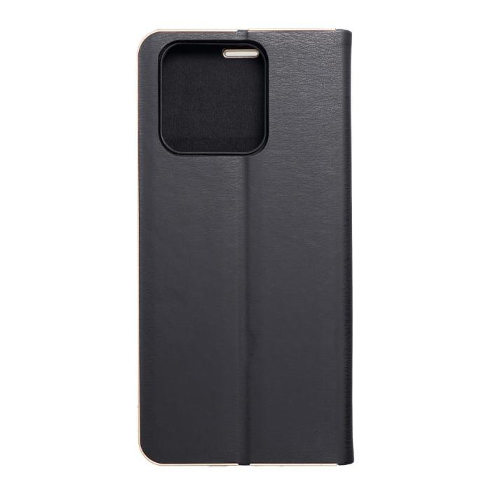 Forcell - Redmi 10C Plånboksfodral Forcell Luna Gold - Svart