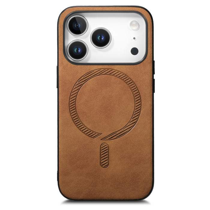 A-One Brand - iPhone 17 Pro Max Mobilskal MagSafe Skin-touch - Brun