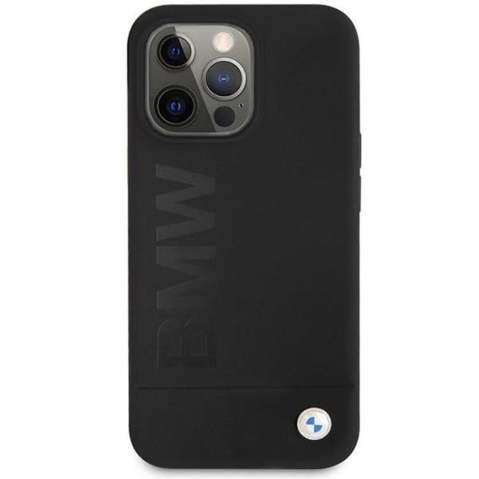 BMW - BMW iPhone 13 Pro/13 Mobilskal Silicone Signature Logo - Svart