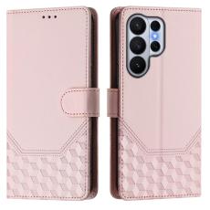 OEM - Mobilskal till Samsung Galaxy S26 Ultra Impr&auml;nerad Honungskaka KonstL&auml;der - Rosa