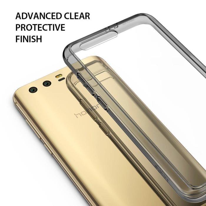 UTGATT4 - Ringke Fusion Shock Absorption Skal till Huawei Honor 9 - Grå