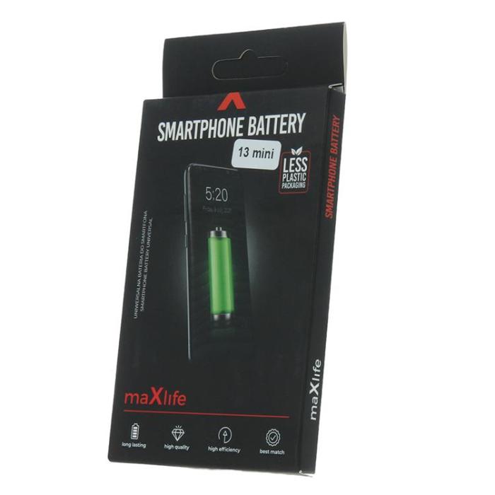 Maxlife - Maxlife iPhone 13 Mini Batteri 2406mAh Utan BMS flex