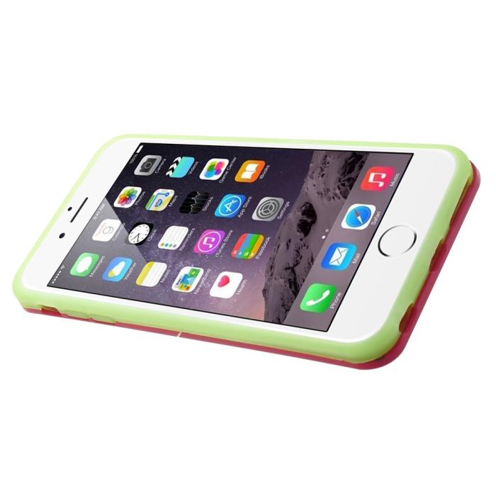 UTGATT5 - BaksideSkal till Apple iPhone 6(S) Plus (i-Glow Magenta)