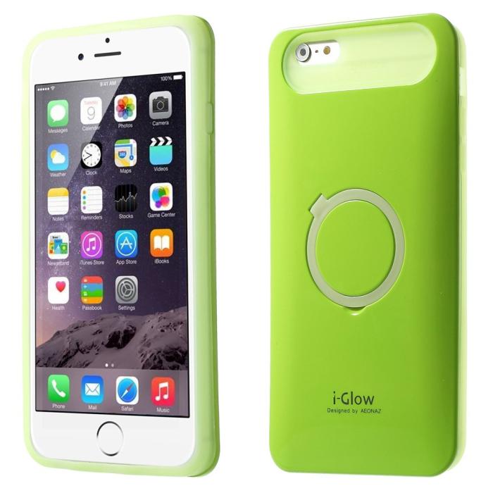UTGATT5 - BaksideSkal till Apple iPhone 6(S) Plus (i-Glow Grön)
