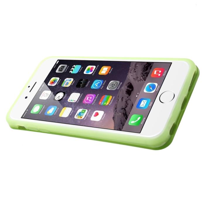 UTGATT5 - BaksideSkal till Apple iPhone 6(S) Plus (i-Glow Grön)