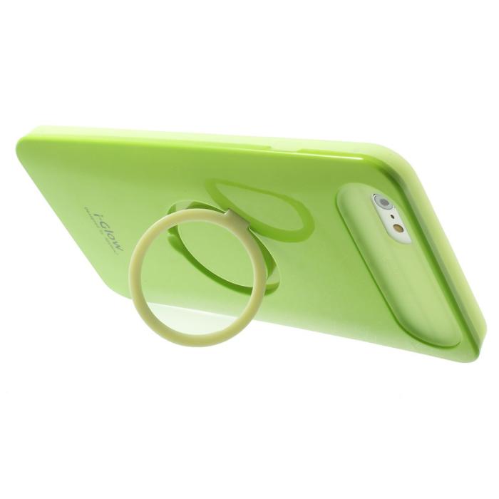 UTGATT5 - BaksideSkal till Apple iPhone 6(S) Plus (i-Glow Grön)