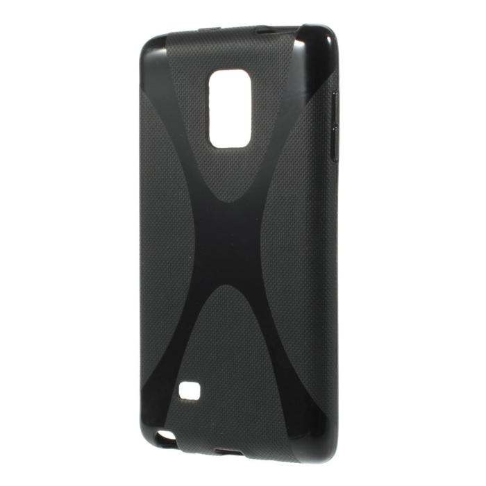 OEM - Flexicase Skal till Samsung Galaxy Note Edge (X-Line Svart)