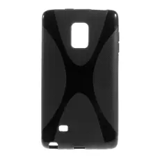 OEM - Flexicase Skal till Samsung Galaxy Note Edge (X-Line Svart)