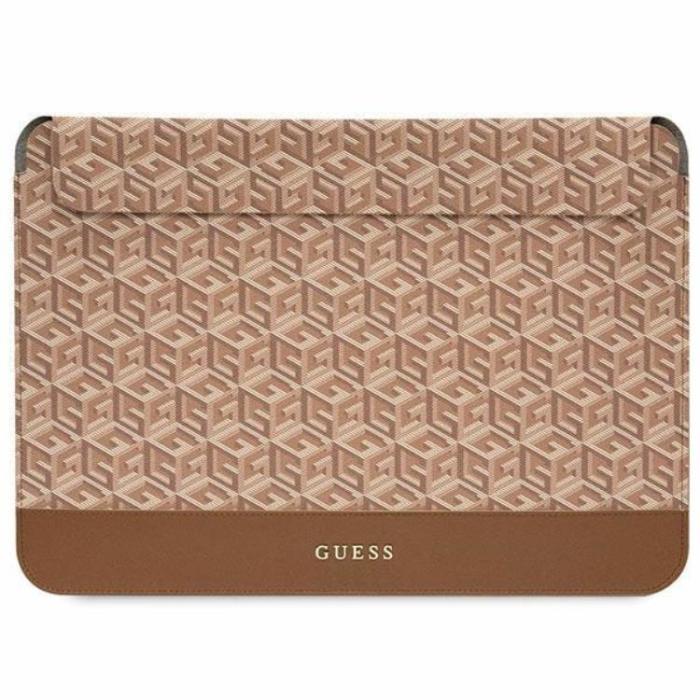 Guess - Guess Datorfodral 14'' GCube Stripes - Brun