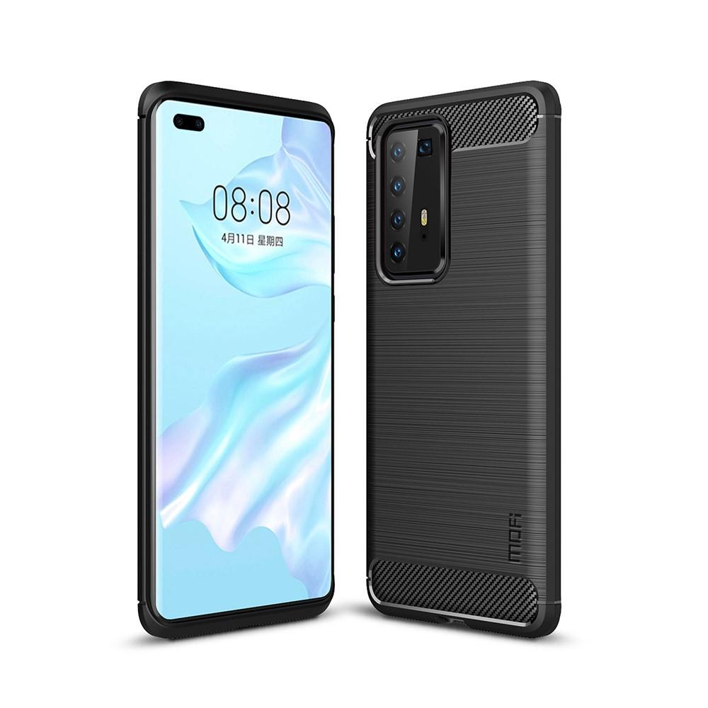 Carbon Fiber mobilskal till Huawei P40 Pro - Svart | 2353 | AlltMobil