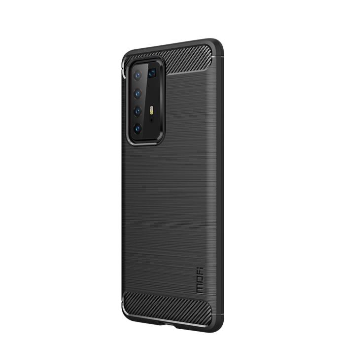 OEM - Carbon Fiber mobilskal till Huawei P40 Pro - Svart