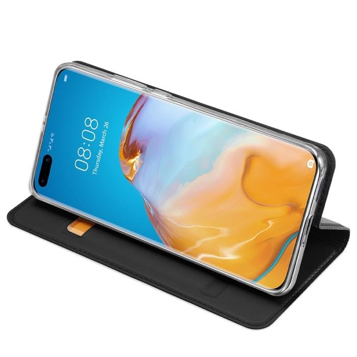 Dux Ducis - Dux Ducis Skin X Plånboksfodral Huawei P40 - Svart