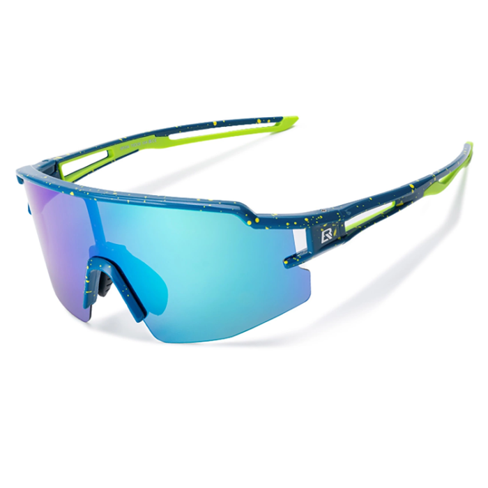 Rockbros - Rockbros Polariserade Cykelglasögon med UV-skydd blå linser - Blå
