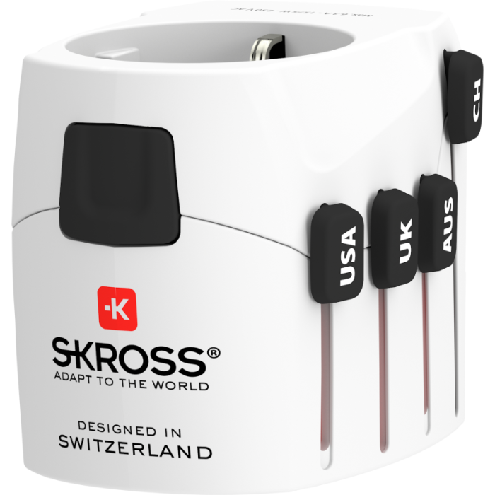 UTGATT1 - Skross Pro World Adapter Set med USB