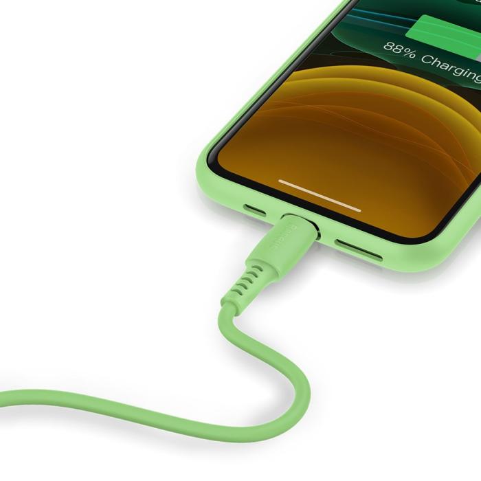 UTGATT4 - Baseus färgglad Kabel USB/ lightning 2.4A 1.2m Grön