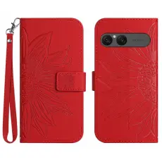 A-One Brand - Sony Xperia 10 VII Plånboksfodral Med Handledsrem - Röd