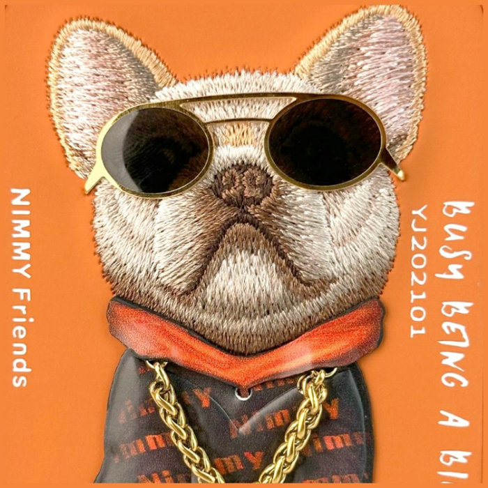 NIMMY - Nimmy iPhone 17 Pro Max Mobilskal Cool Dog - Orange