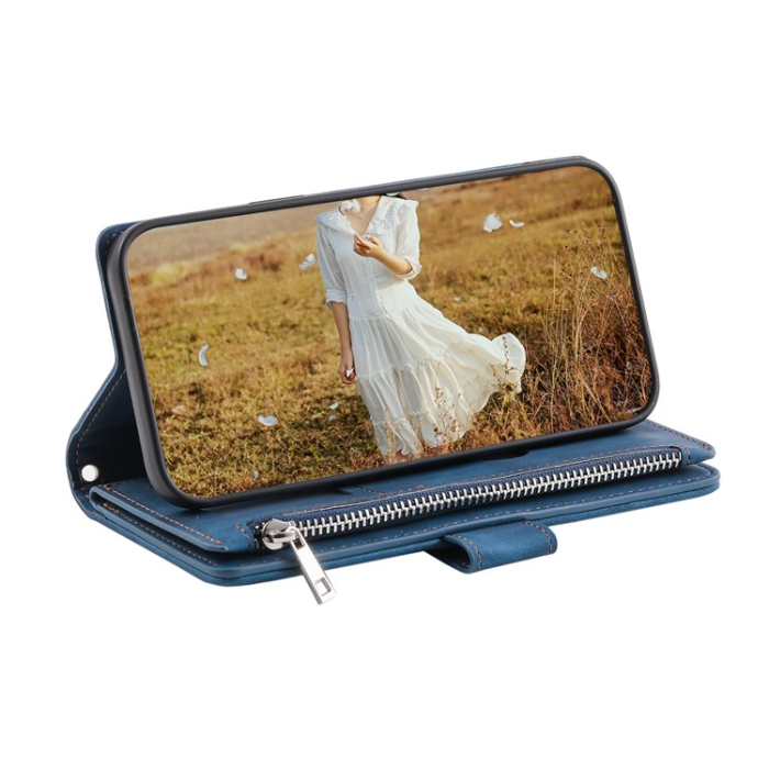 OEM - Galaxy S23 Plus Plånboksfodral Rhombus - Blå