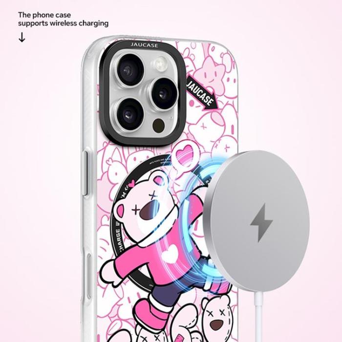 JAUCASE - JAUCASE iPhone 16 Pro Max Mobilskal MagSafe - Lying Bear