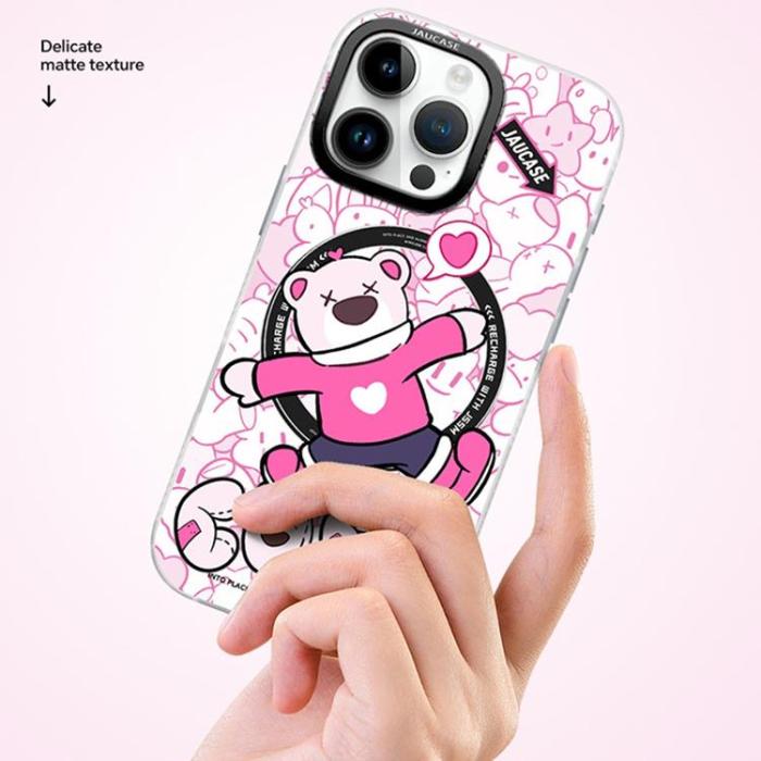 JAUCASE - JAUCASE iPhone 16 Pro Max Mobilskal MagSafe - Lying Bear