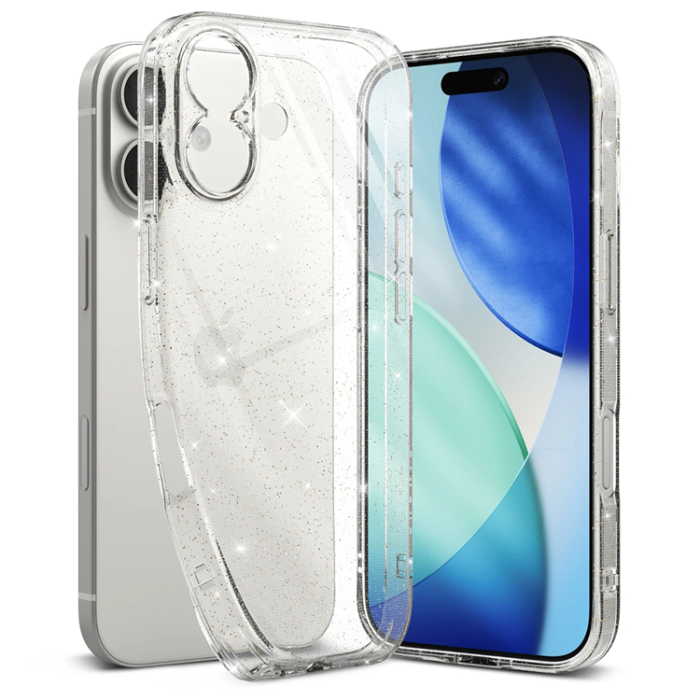 Ringke - Ringke iPhone 17 Mobilskal - Glitter Clear