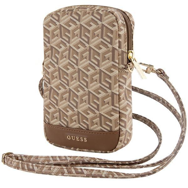 Guess GUWBZPGCSPGW Handväska Zip GCube Stripe - Brun