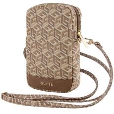 Guess - Guess GUWBZPGCSPGW Handv&auml;ska Zip GCube Stripe - Brun