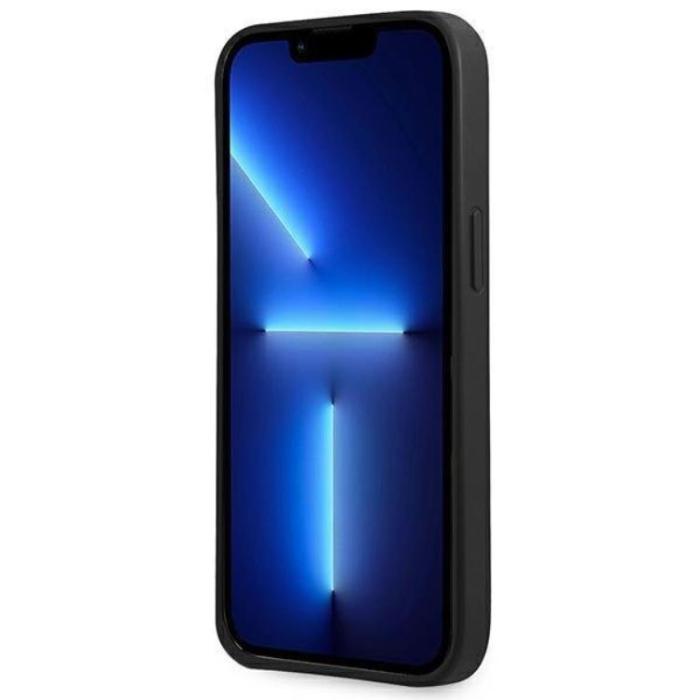 Guess - Guess iPhone 13 Mini Skal Saffiano Triangle Logo - Svart