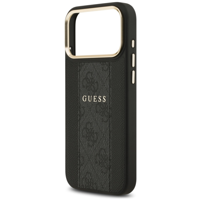 Guess - Guess iPhone 17 Pro Max Mobilskal Magsafe Stripe - Svart