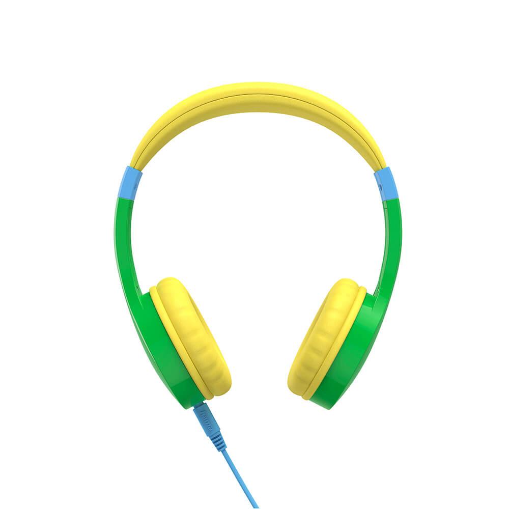 HAMA Hörlur Teens Guard On-Ear Kabelansluten 85dB - Grön | 505771 | AlltMobil