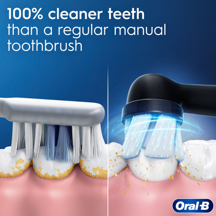 Oral B - Oral B Eltandborste iO Simply Easy Clean Night - Svart