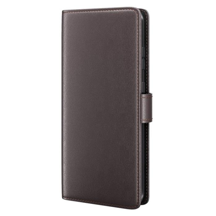 A-One Brand - Folio Flip Äkta Läder Plånboksfodral Galaxy A33 5G - Brun