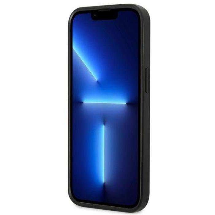 US Polo - US Polo iPhone 14 Pro Max Skal Lädersöm - Marinblå