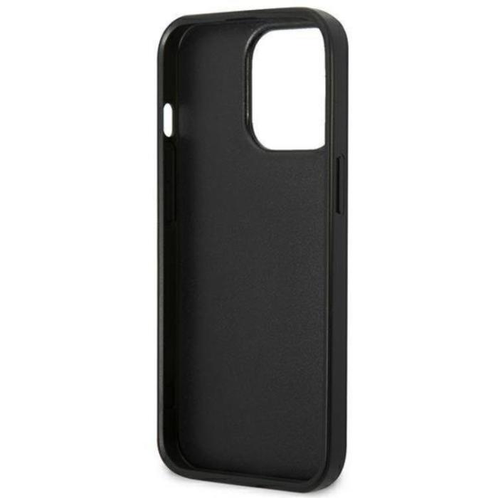 US Polo - US Polo iPhone 14 Pro Skal Lädersöm - Marinblå