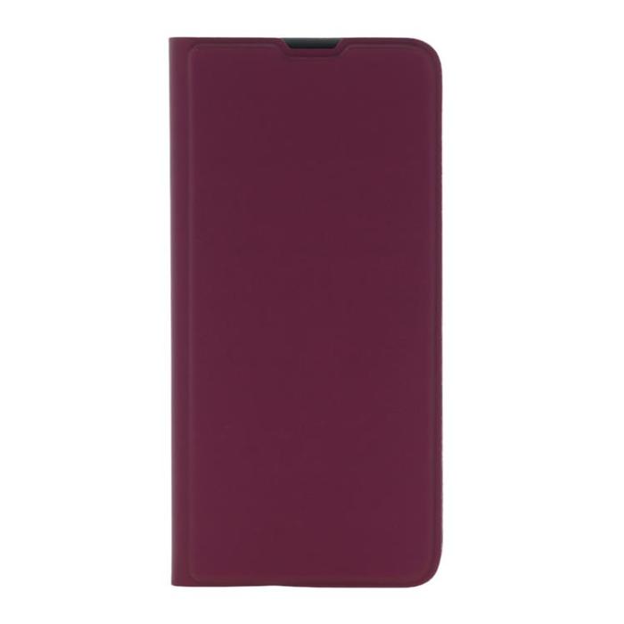 OEM - Xiaomi Redmi 12 4G Plånboksfodral Smart Soft - Vinröd