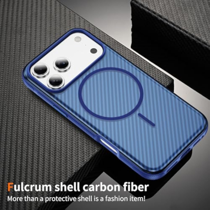 A-One Brand - iPhone 17 Pro Max Mobilskal MagSafe Carbon Fiber