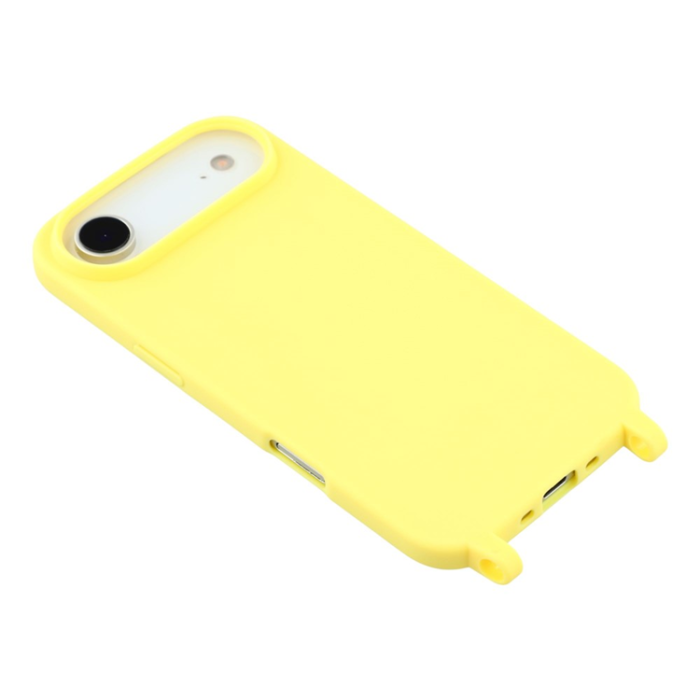 A-One Brand - iPhone 17 Air Mobilskal TPU med Hål för Rem - Gul
