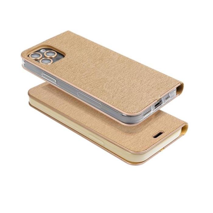 OEM - Galaxy XCover 7 Plånboksfodral Luna Guld - Guld
