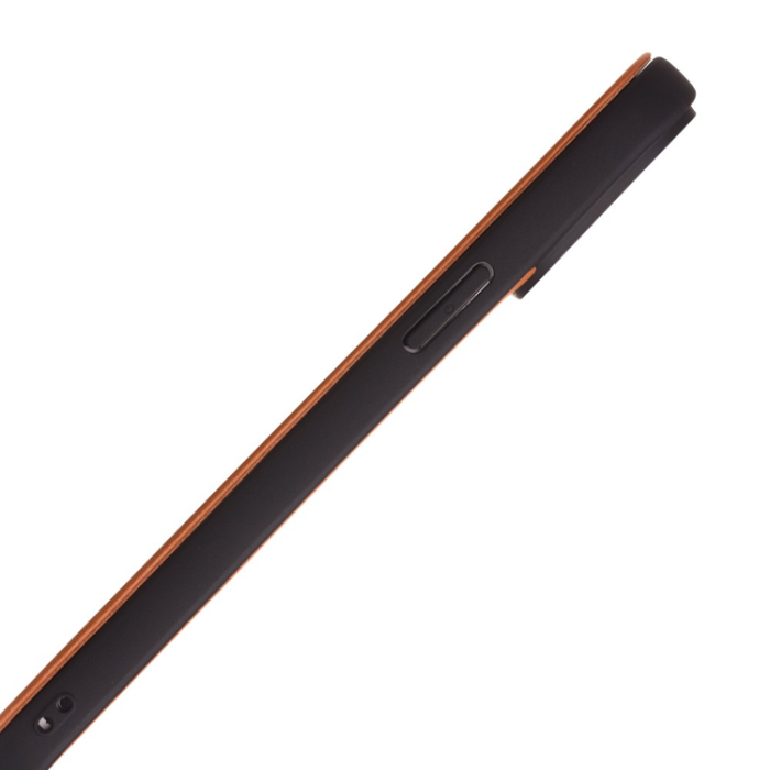 QIALINO - Qialino iPhone 13 Mini fodral Äkta Läder Ultra Thin Flip